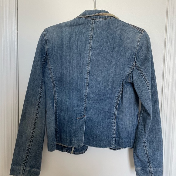 Vintage GAP Denim Fitted Blazer - Picture 3 of 3
